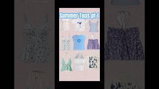 Summer tops for you part 1 #preppy #summer #aesthetic #fyp