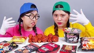 Spicy Food Mukbang Challenge DONA Indonesia