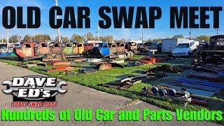 Exploring the HUGE Spring Canfield Swap Meet with Tons of Valuable Old Cars and Parts