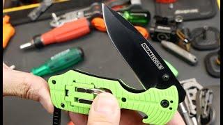 OEM Tool Fail: Utility knife bit holder broke right out of the gate. So much promise and loud green!