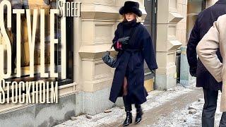 -3°C in Stockholm ️| December Northern European Street Style | Winter Fashion Trends 2023/2024