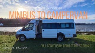 Converting a Ford Transit Minibus into a campervan - The Travelling Joiner - Inverness