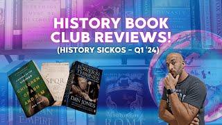 History Sickos Book Club Reviews - Q1 2024 #booktube #historybooks #history #bookreview