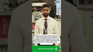 Have your blood pressure checked at your local community pharmacy.