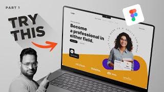 UI Design Tutorial in Figma 2024 - Design Modern Website from Scratch #figma #uidesign #uxdesign