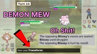 TRANSFORM DEMON MEW MADE HIGH RATED STALL NOOB RUN FOR HIS LIFE & REVERSE SWEPT EVERYONE