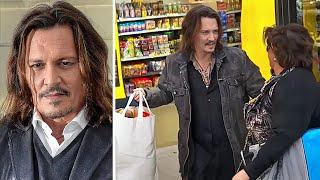 Johnny Depp Helps Disabled Woman With Groceries, Next Day He Receives New That Changes His Life.