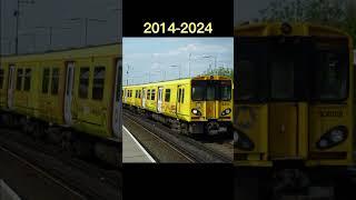 Mersyrail liverys Throughout the Years 1977-2025. #railwaycontent #merseyrail #railway #liverpool