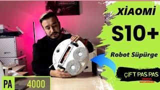 Yeni!- Xiaomi S10+ Robot Süpürge ( Hem Uygun Hem En İyisi ! )