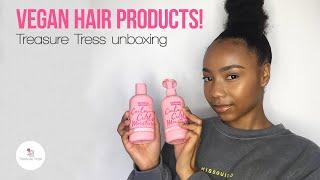 Vegan hair products! | Treasure Tress February Unboxing & Product Review