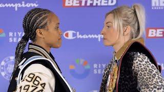 HEATED!! Natasha Jonas vs Lauren Price • FULL FACEOFF | Boxxer & Skysports Boxing