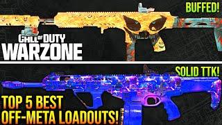 WARZONE: New TOP 5 BEST OFF-META LOADOUTS After Update! (WARZONE 3 META)