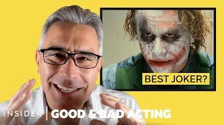 Pro Acting Coach Breaks Down 12 Batman Villain Performances | Good & Bad Acting