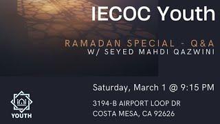 Ramadan 1446 Q&A | Youth Night 3/1/25 | Sayed Mahdi Qazwini