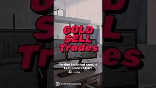 Gold trading strategy | price action sell positions #forex #bitcoin #forextrader