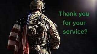 Is it time to retire “Thank you for your service.” Some alternatives to the phrase.