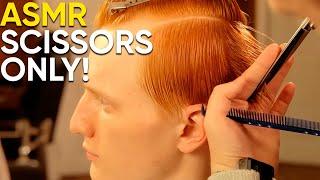 ASMR BARBER  Scissors Only - Copper Hair!