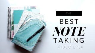 The BEST NOTE TAKING Method! Make STUDYING EASY!