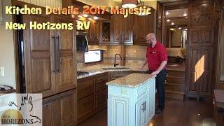 Kitchen Detail of the 2017 Majestic  by New Horizons