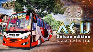 Hino ak 1j deluxe bus Mod | hino 1j deluxe ets2 bus mod | Hino ak 1j v3 update| Hino 1j bus mod ets2