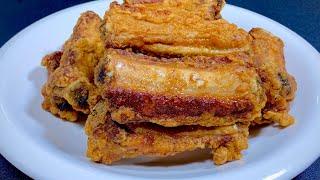 When frying the ribs, whether to add starch or flour, learn a trick, crispy on the outside and