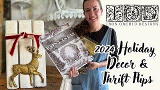 2024 Christmas Home Decor Trends - Thrift Flips With Iron Orchid Designs