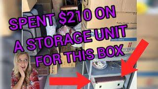 I bought a Storage Unit at Auction for ONE BOX. How did I do? #new #storageauction  #unboxing