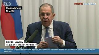 Russia Does Not Want to See a Nuclear War, Lavrov Says