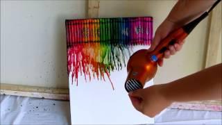 How to make Melted Crayon Art