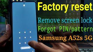 Factory Reset Samsung A52s 5G || Hard reset Samsung A52s 5G || Samsung A52s reset