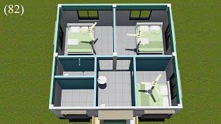 কম খরচে ৩ রুমের বাড়ির ডিজাইন, 3 Beroom House Design Idea