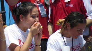 (Live Video) 2013 Nathans Hot Dog Eating Contest (Women) in Coney Island