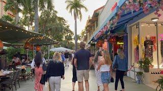 Miami Beach Walk : Art Deco Historic District to Lincoln Road in January 2023