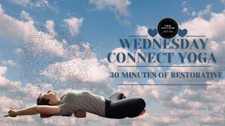 Wednesday Connect Restorative Yoga Class with Yogi Institute- 30-Minute Relaxing Yoga