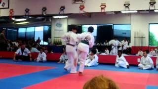 UMAFC June '14 Belt Test Sparring - Julio & Brock