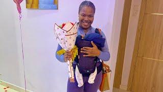 Debbie Shokoya’s Husband Welcome Her And Their New Born In A Beautiful Way