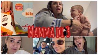 VLOG : ULTIMI GIORNI DI MATERNITÀ | BURGER KING | NUOVO LOOK PER SAMUELE | MAMMA DI 3