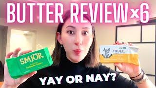 BUTTER REVIEW! 6 Different Butters BEST & WORST Carnivore Diet Taste Test Product Review