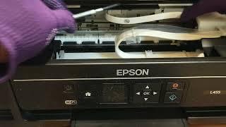 免開機~如何快速移出噴頭│EPSON原廠連續噴墨事務機-以EPSON L455為例