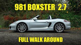 Porsche 981 Boxster 2.7 PDK - Full Walk Around Video