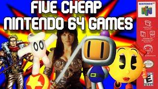 Five Cheap Games For Nintendo 64 Ft. @Majora_T @tylordstevenson