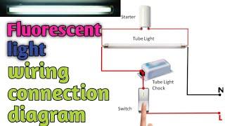 How to  make tube light connection diagram |Fluorescent Light  Wiring Connection |Quirc Tech