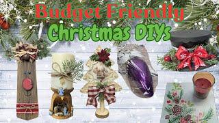 ⭐Easy Budget Friendly Christmas DIYS | Dollar Tree DIY | Craft Show Projects | Week 1 Compilation⭐