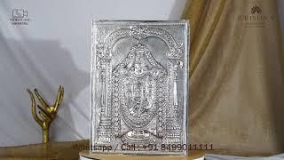Lord Balaji - The God Frame with 92.5 Pure Silver | Krishna House Of Silver