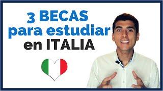  3 Becas muy generosas para estudiar en Italia ️‍