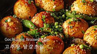 무조건 따라해보세요. 떡볶이 생각나는 맛입니다. 고추장 달걀조림 [우리의식탁]