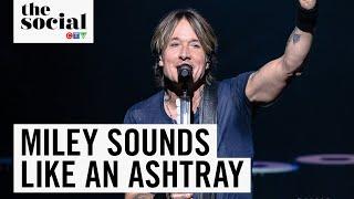 Keith Urban Says Miley Cyrus Sounds Like “An Ashtray” | The Social