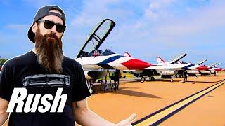 Aaron Kaufman Visits The USAF Thunderbirds Aerobatic Team! | Fast N' Loud