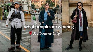 What are people wearing in Melbourne, Australia?