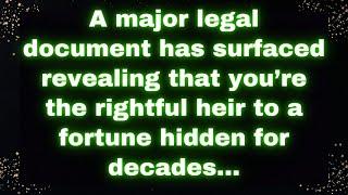  A major legal document has surfaced, revealing that you’re the rightful heir to a fortune... 